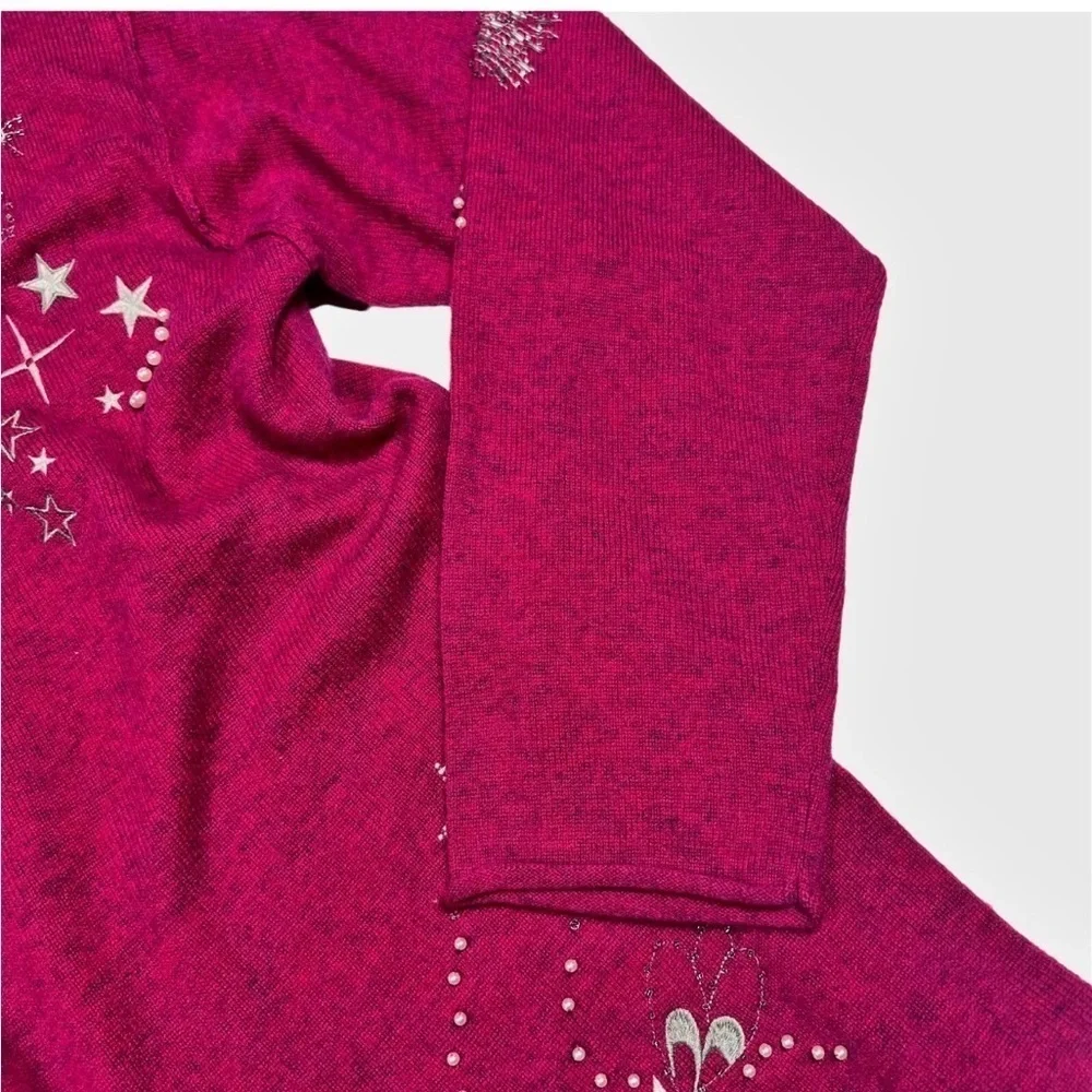 Johnny Was XANDRA cashmere blend V‑NECK PULLOVER NWT